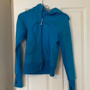 EUC Turquoise Scuba Hoodie Size 4